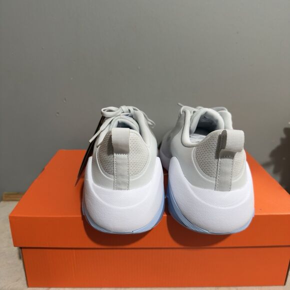 NEW Nike Zoom Bella 9.5 Women Gym Shoes Heavy Lift Light Gray/Blue Zoom Air Tek - Picture 10 of 16